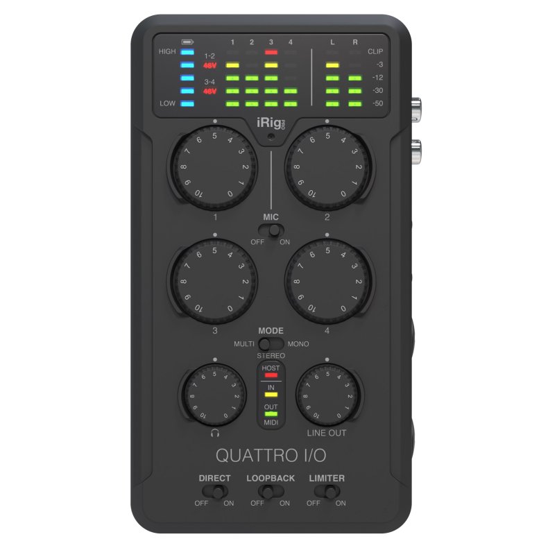 IK Multimedia iRig Pro Quattro I/O Hndholdt lydkort