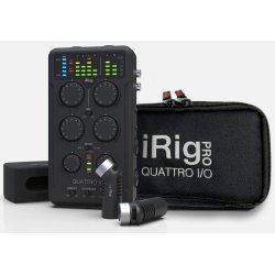 IK Multimedia iRig Pro Quattro I/O Deluxe Hndholdt Recorder