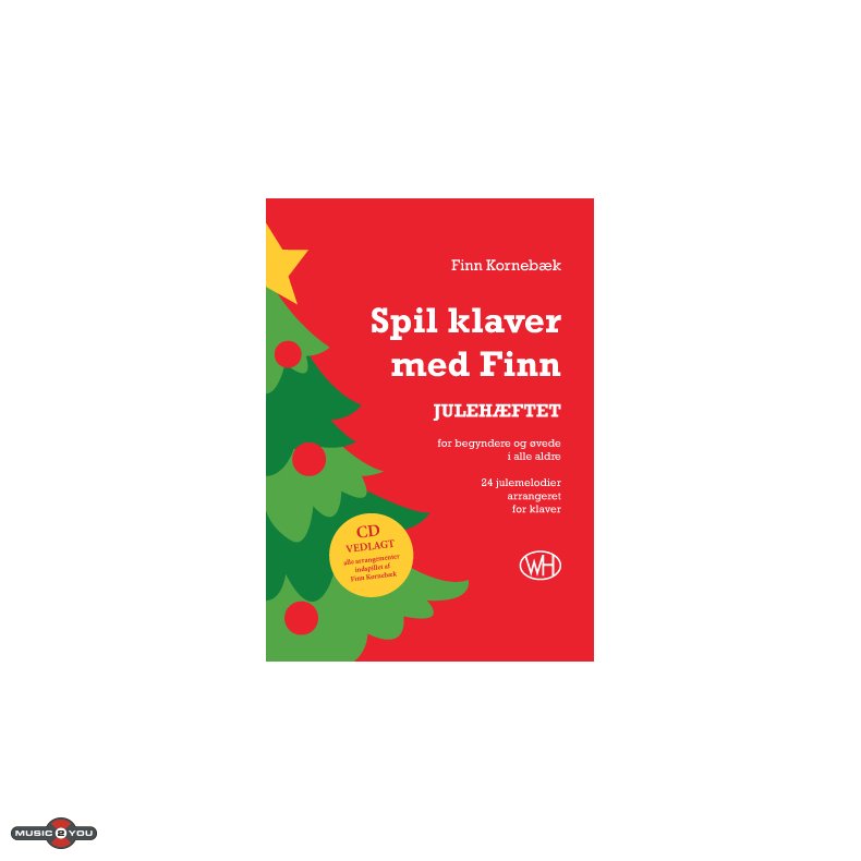 Spil klaver med Finn julehftet (Inkl. cd)
