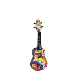 Ortega Keiki K2 "Peace 68" Sopran Ukulele Pack