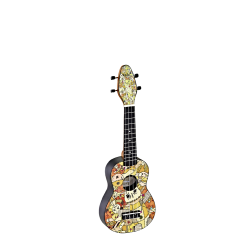 Ortega Keiki K2 "Voodoo" Sopran Ukulele Pack
