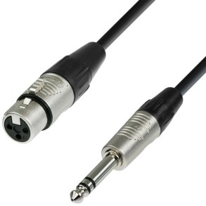 AH BFV - Jack 6,3mm Han Stereo til XLR 3Pol Hun kabel