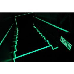 PRO-GAFF Selvlysende Tape/Photoluminescent 20mm x 10m - Grn