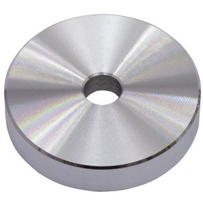 LP Single Center Puk / Klods / Adaptor - Aluminium