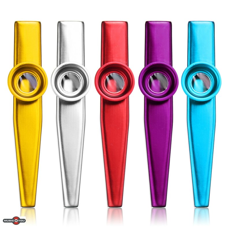 Alu metal Kazoo i forskelige farver