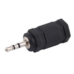 Microjack 2,5mm Han stereo til Minijack 3,5mm Hun stereo