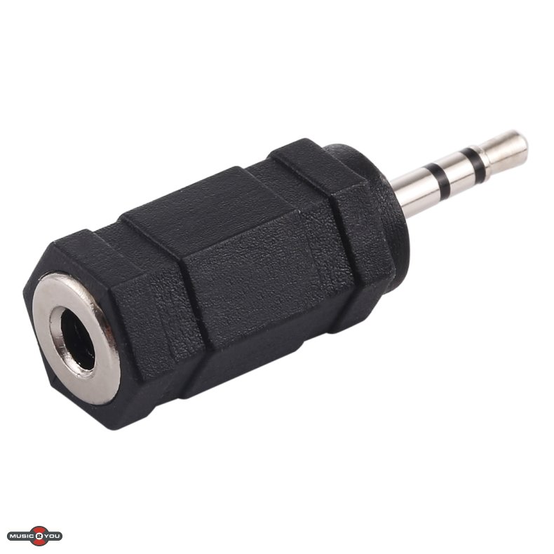 Microjack 2,5mm Han stereo til Minijack 3,5mm Hun stereo