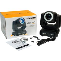 Algam Lighting MSR60 LED Spot Movinghead 60W med LED Ring 12x0,5W