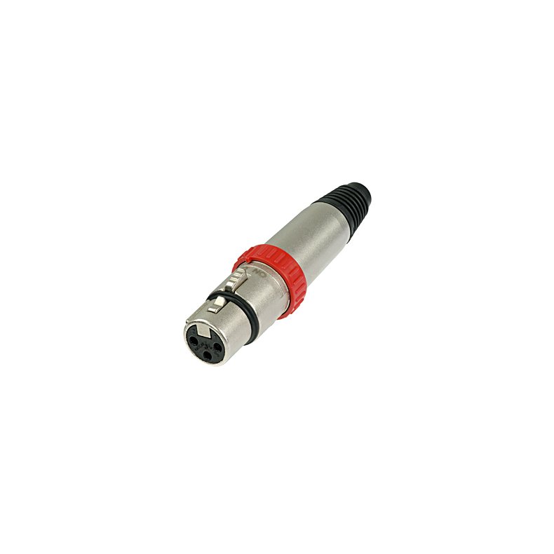 Neutrik NC3FXS 3pol XLR Hun Kabel-stik m/afbryder - Blank