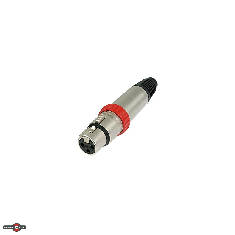 Neutrik NC3FXS 3pol XLR Hun Kabel-stik m/afbryder - Blank