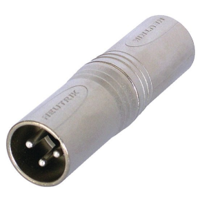 Neutrik NA3MM Adapter - XLR Han til XLR Han