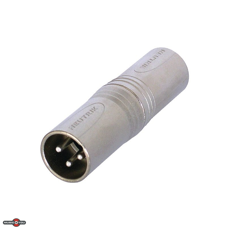 Neutrik NA3MM Adapter - XLR Han til XLR Han