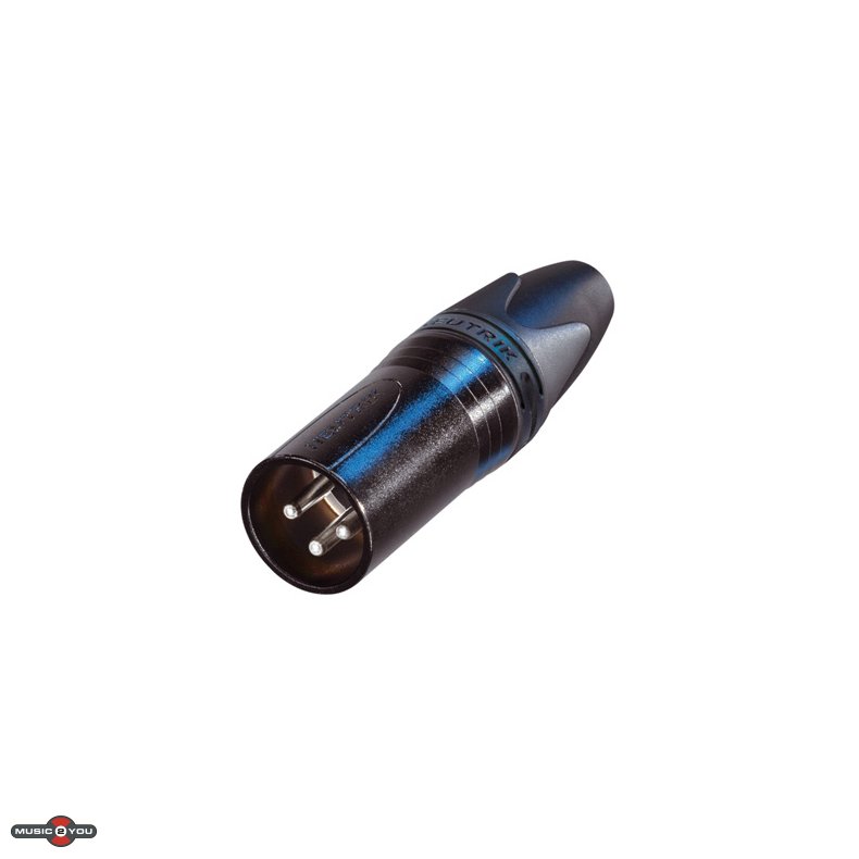 Neutrik NC3MXX-BAG 3pol XLR Han Kabelstik - Sort
