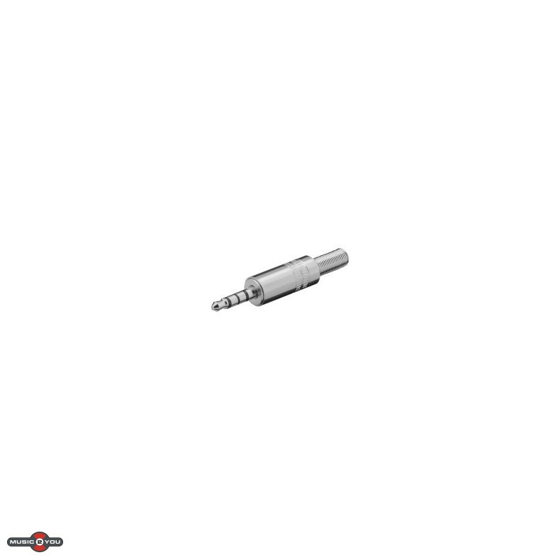 Minijack 3.5mm TRRS Kabelstik - 4 polet