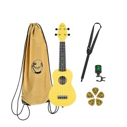 Ortega Keiki K2-LGR Sopran Ukulele Pack - Lemon Grass