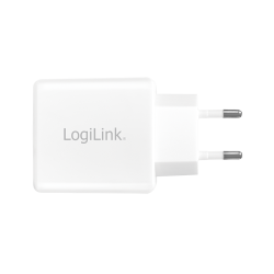 LogiLink USB Oplader - 2 x USB-A - 2,4A/12W - Hvid