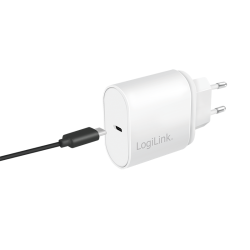 LogiLink USB-C Oplader 20W - Hvid