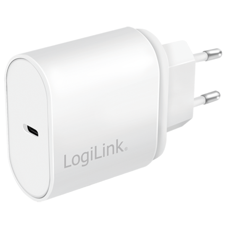 LogiLink USB-C Oplader 20W - Hvid