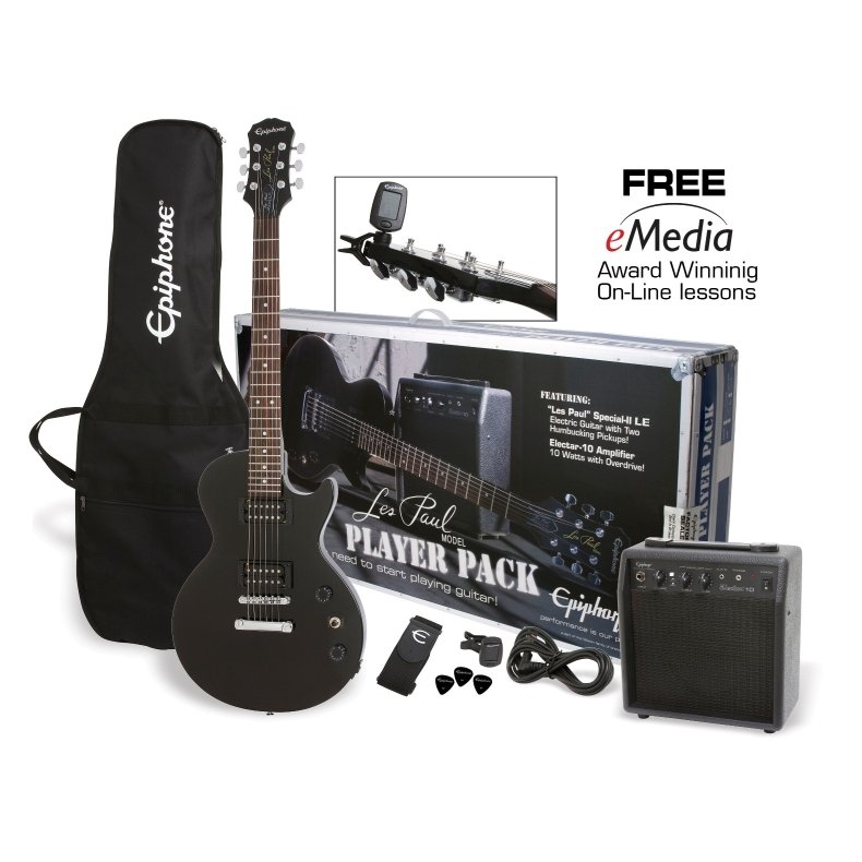 Epiphone Les Paul Player Pack Ebony