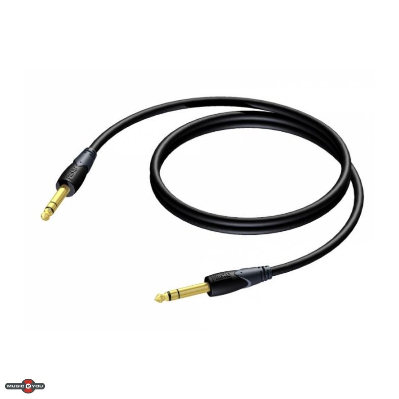 Procab CLA610 - Jack 6,3mm Stereo Han til Han kabel