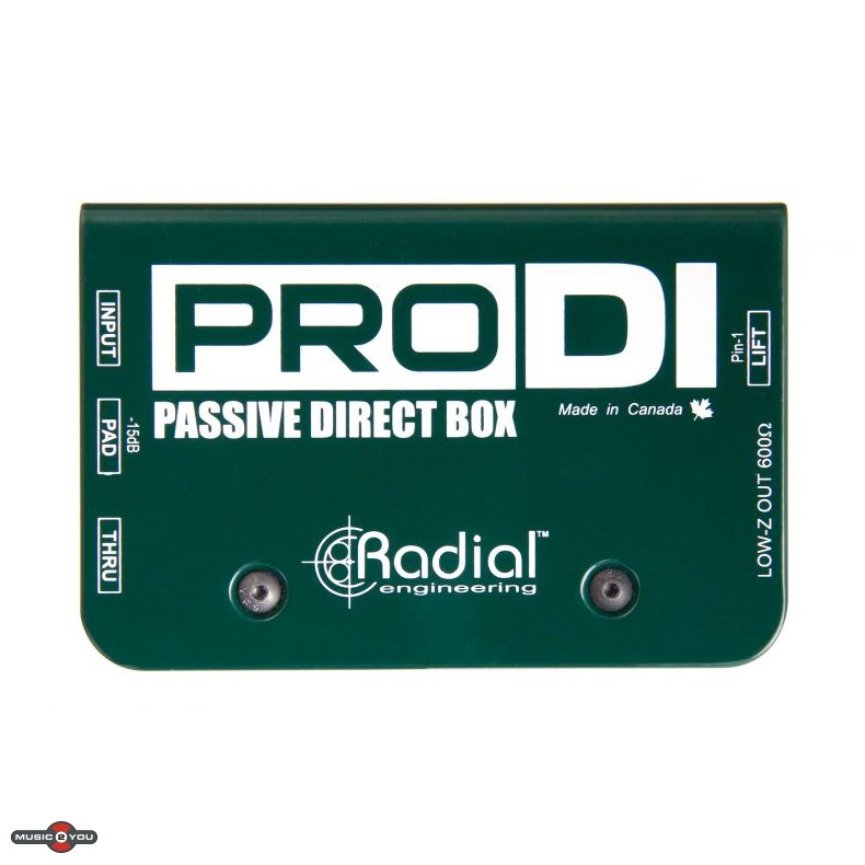 Radial Pro Di Passive Mono DI Box