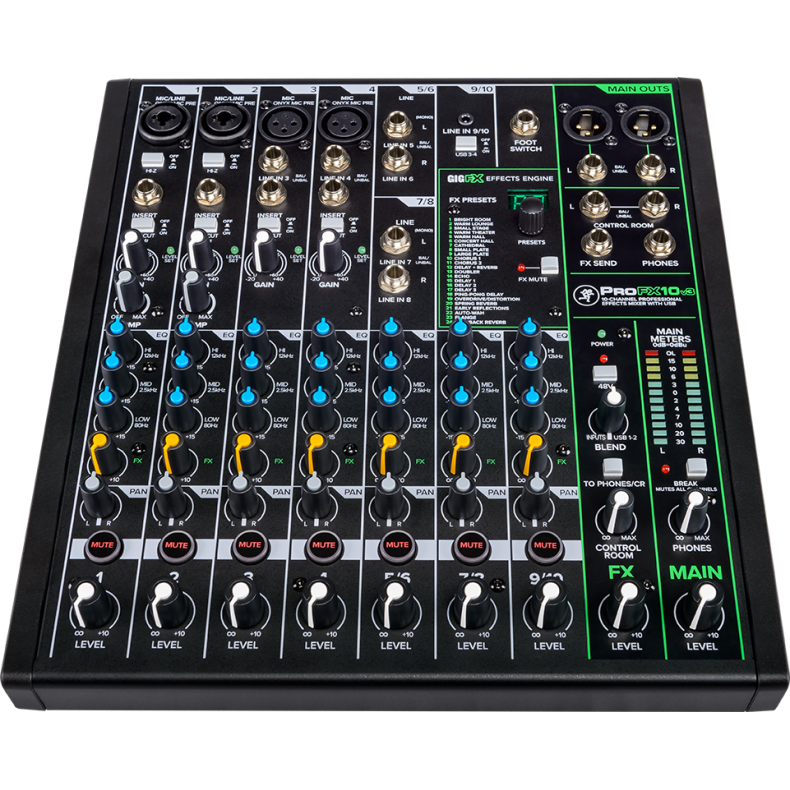 Mackie ProFX10v3 - 10-kanals mixer med FX og USB