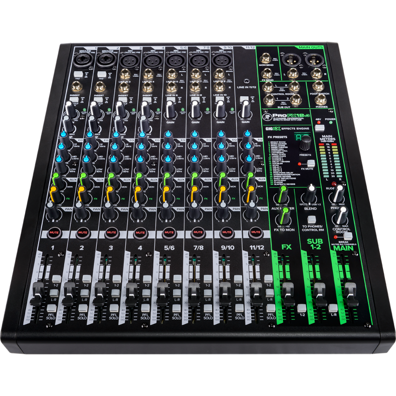 Mackie ProFX12v3 - 12-kanals mixer med FX and USB