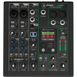 Mackie ProFX6v3+ - 6-kanals mixer med FX and USB