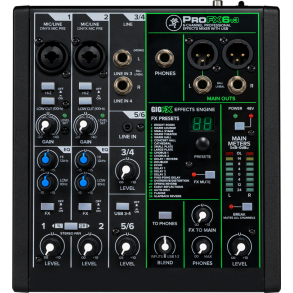 Mackie ProFX6v3 - 6- kanals mixer with FX and USB