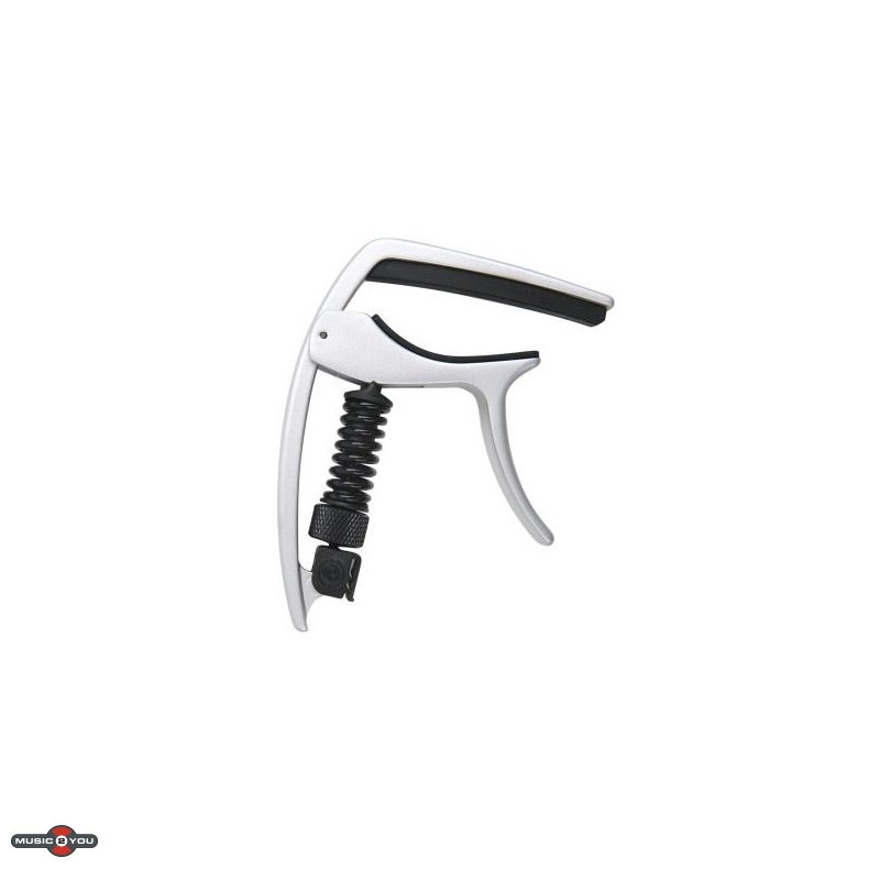 D'Addario PW-CP-09S NS Tri-Action Capo - Silver