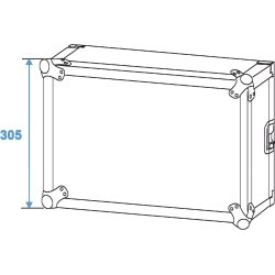 Roadinger PR-2 Amp Rack 19"/6Unit - Dybde 47cm