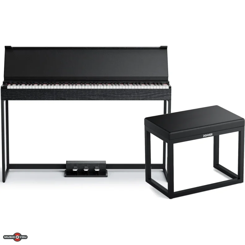 Donner Oura S300 El klaver Bundle - Sort
