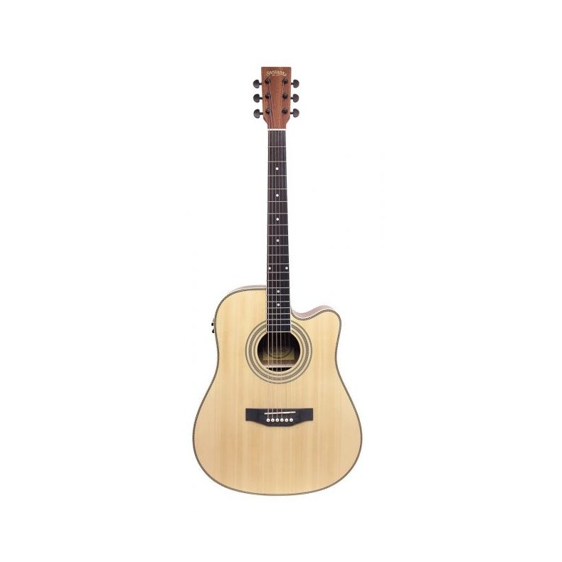 Santana LA-100EQCW-NA v2 Western guitar - Natur