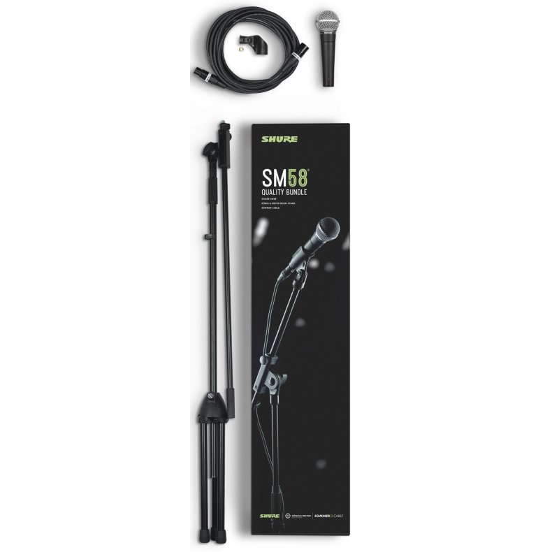 Shure SM58 Quality Bundle mikrofonst