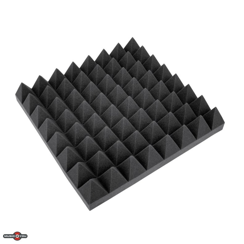 Akustik skum, Pyramid 100mm, 50x50cm