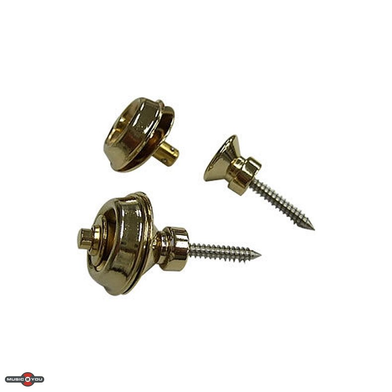 Jim Dunlop Straplok Traditional SLS1504G Gold Flash