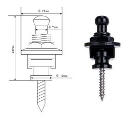 Standard Straplock st - Forskelige farver
