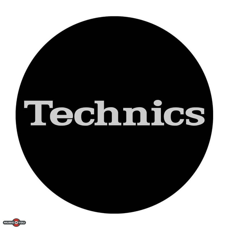 Technics Slipmat til pladespiller - Gr� logo