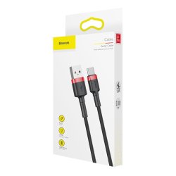 USB-C til USB-A Kabel - Sort - 1m