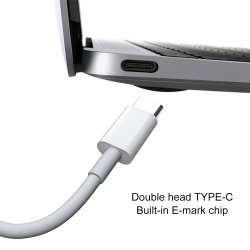 USB-C Kabel 2m - Hvid