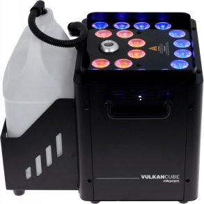 Algam Lighting VULKAN-CUBE Vertikal R�gmaskine med LED lys, DMX og Remote - 1500W