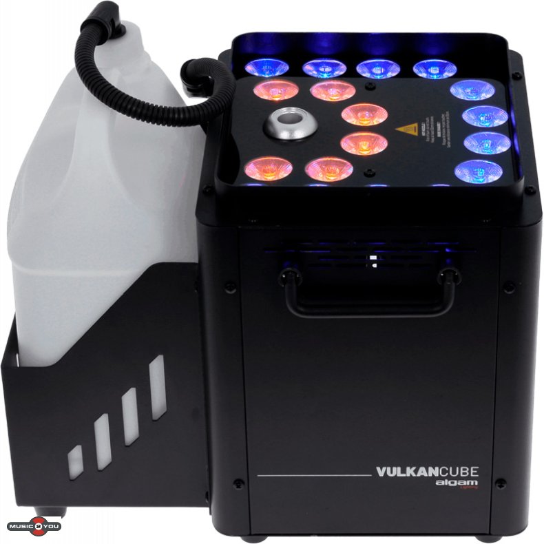 Algam Lighting VULKAN-CUBE Vertikal Rgmaskine med LED lys, DMX og Remote - 1500W