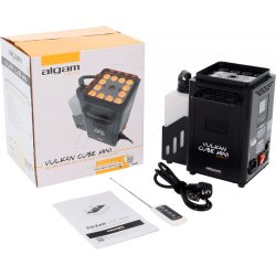Algam Lighting VULKAN-CUBE-MINI Vertikal Rgmaskine med LED lys, DMX og Remote - 1200W