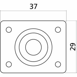 Yellow Parts EZ1139 - Plade til jackstik