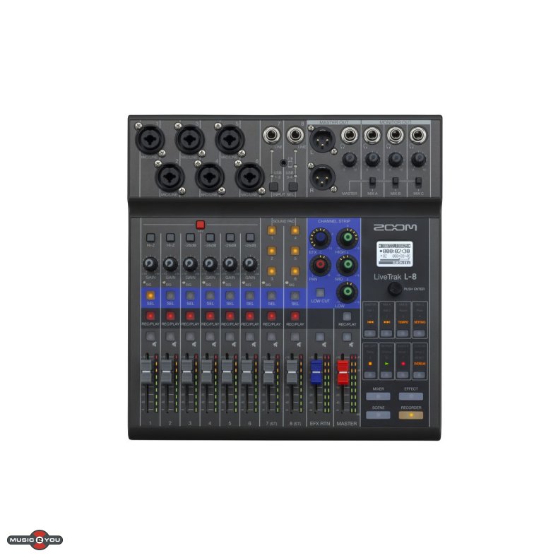Zoom LiveTrak L-08 PodcastMixer