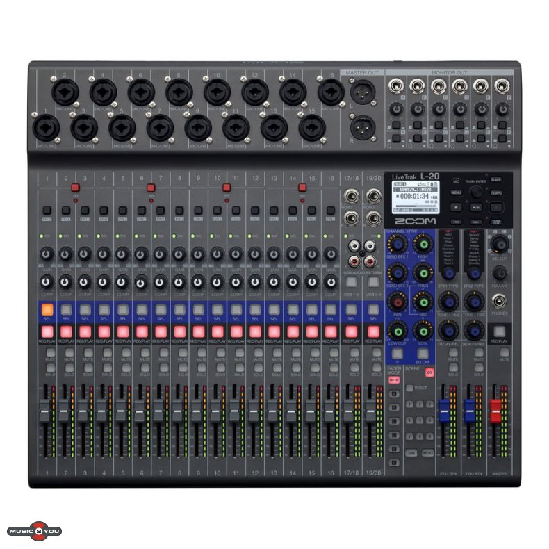 Zoom LiveTrak L-20 Mixer