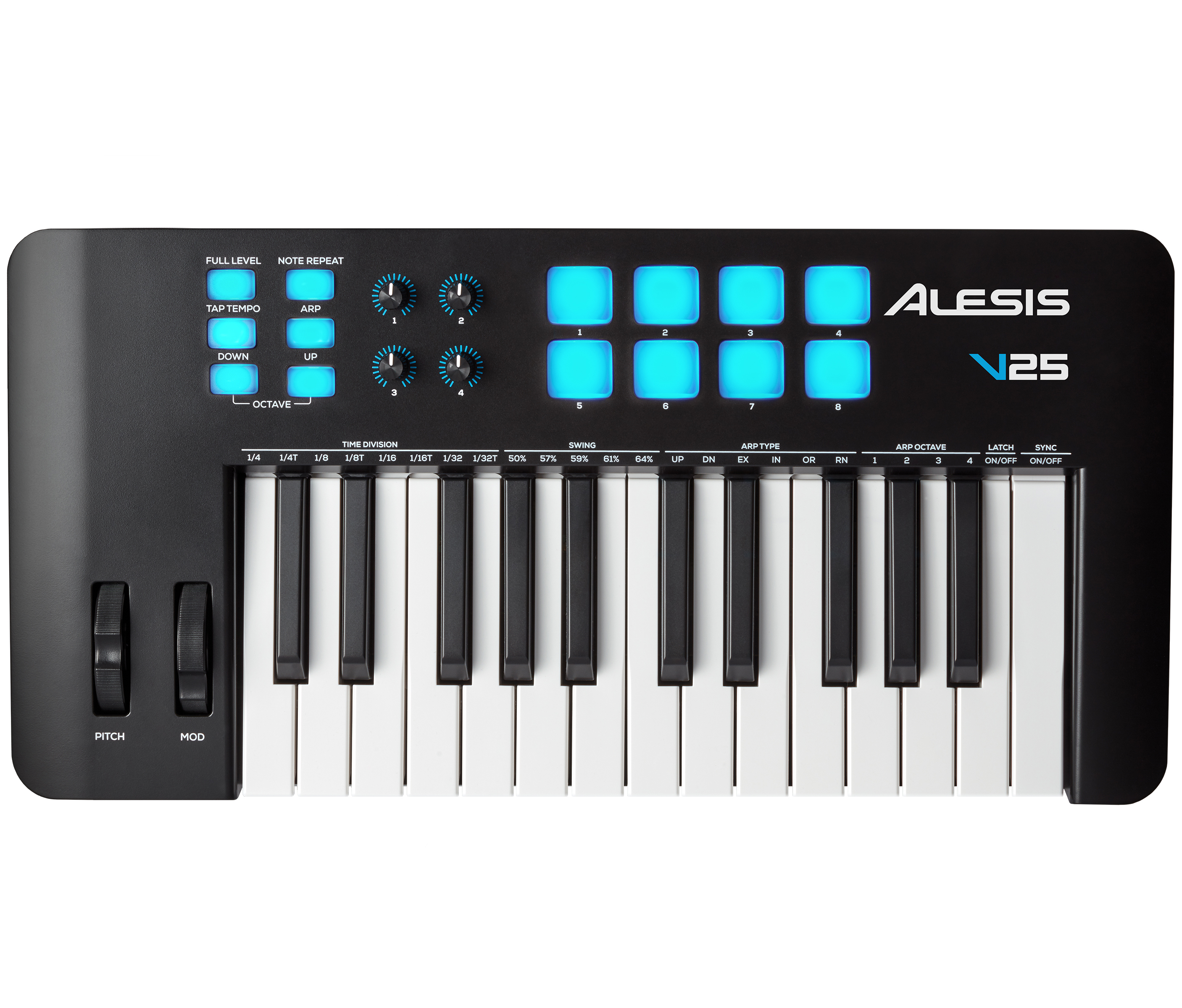 Køb Alesis v25 MKII MIDI keyboard - Pris 695.00 kr.