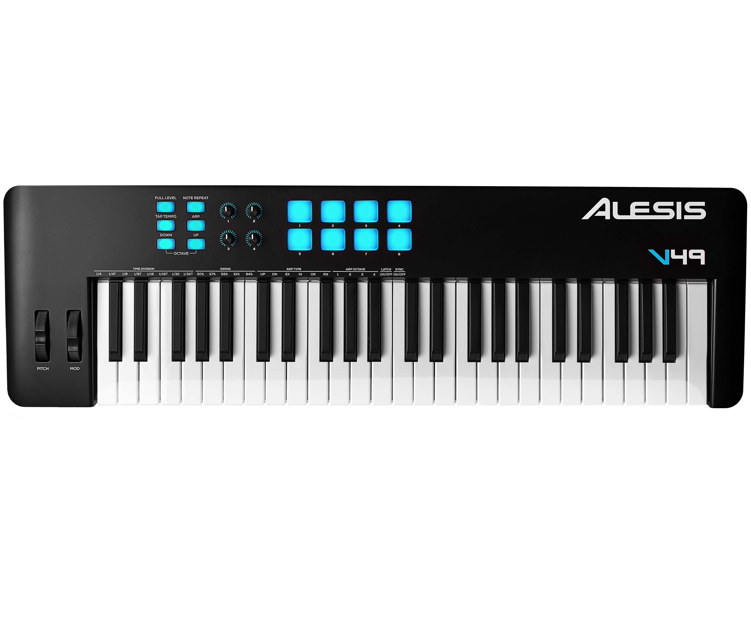 Køb Alesis v49 MKII MIDI keyboard - Pris 899.00 kr.