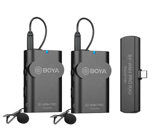 Billede af Boya WM4-K6 Trådløs 2,4 GHz sæt til Android og USB-C enheder