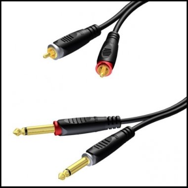 Phono / RCA - Jack 6,3 mm kabler